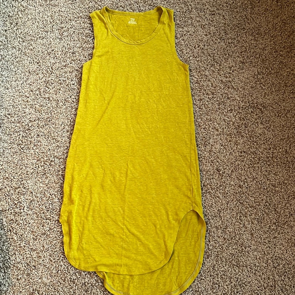 Aerie linen blend midi